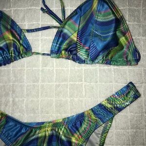 JUST IN😍 High Waisted Plaid Bikini
